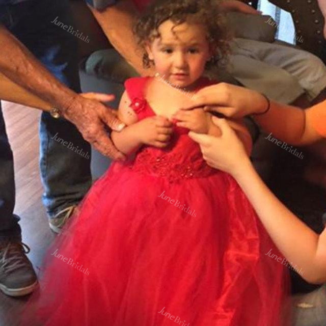 Flower Girl New Elegant Formal Summer Easter Toddler Girl Tulle Dress